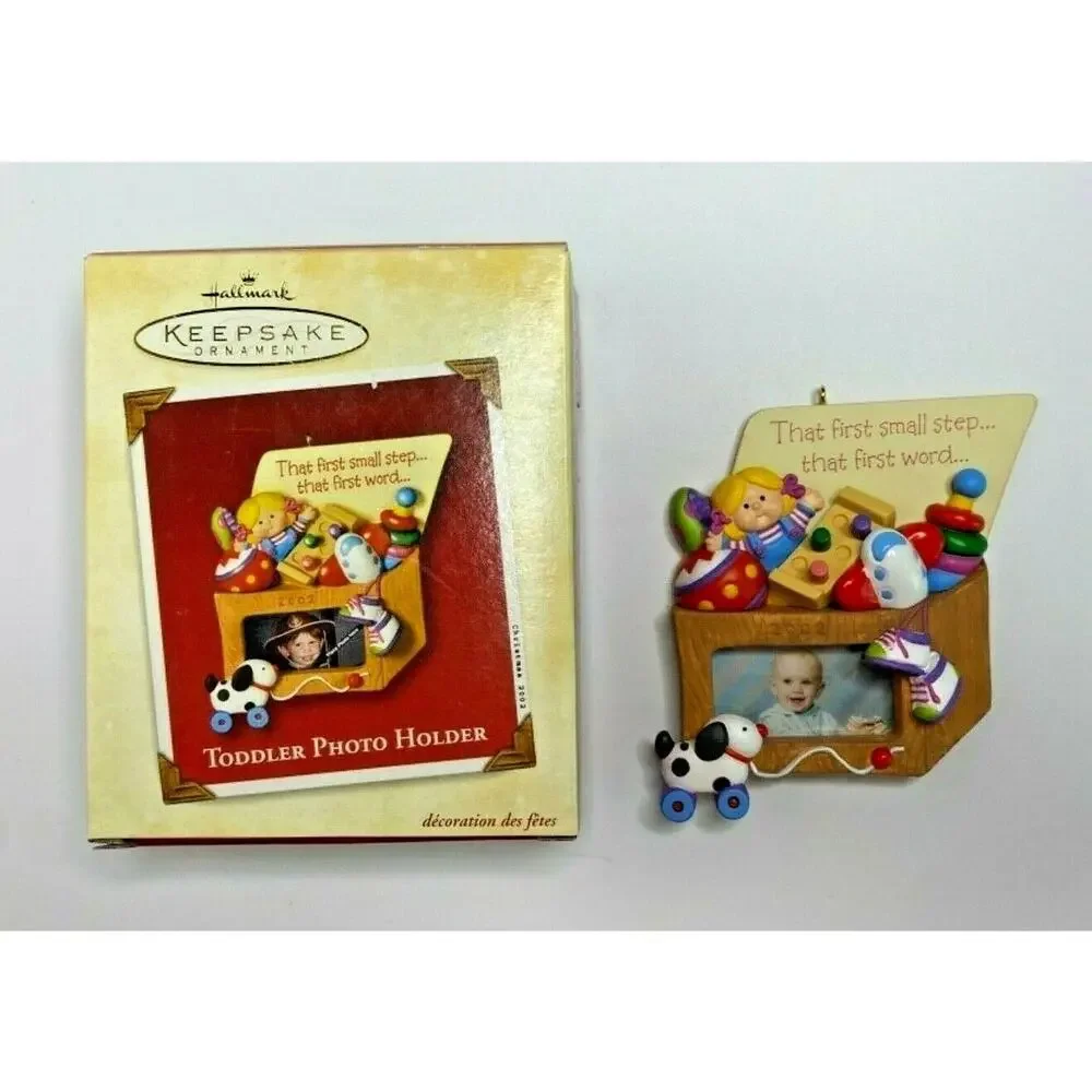 2002 Hallmark Toddler Photo Holder Ornament U21‎
